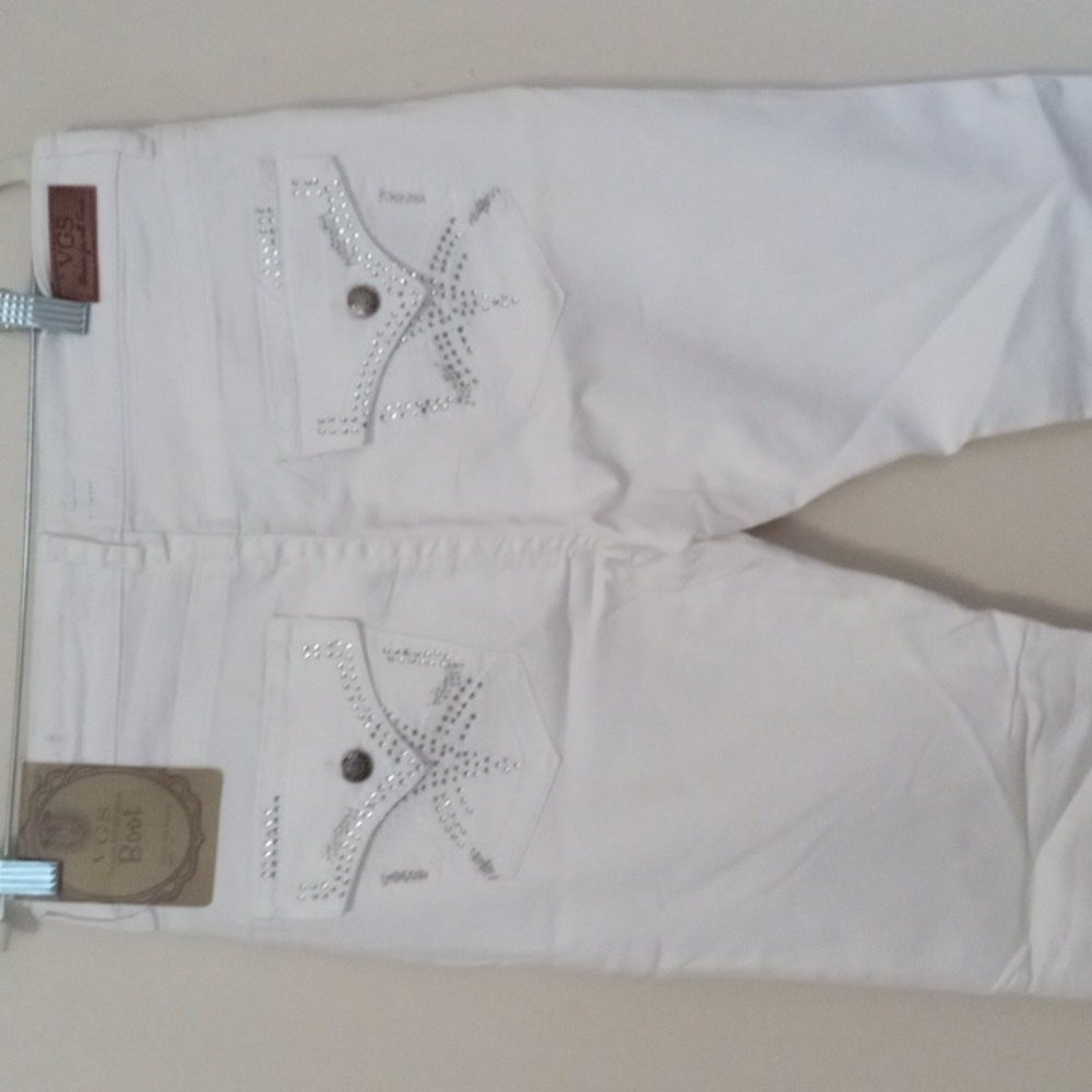 *VGS Denim for All Time White Boot Cut Jeans Size 10